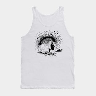 WOMAN WITH WILD HAIR Tank Top